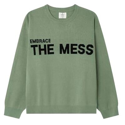 8932013 Springfield Embrace The Mess Sweater, zielony, 11-12 dla dzieci 8932013 Springfield Embrace The Mess Sweater, zielony, 11-12 dla dzieci