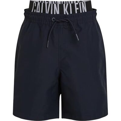 KV0KV00054 CK JEANS Chłopięce średnie podwójne szorty WB, niebieskie (ciemny szafir), 8-10, Niebieski (ciemny szafir), 8-10 lat KV0KV00054 CK JEANS Chłopięce średnie podwójne szorty WB, niebieskie (ciemny szafir), 8-10, Niebieski (ciemny szafir), 8-10 lat