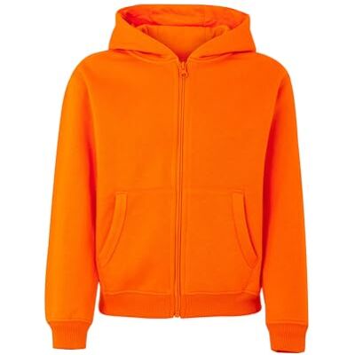 Mukua Byron Kids bluza z kapturem i zamkiem błyskawicznym dla dzieci, pomarańczowa, rozmiar 7/8 Mukua Byron Kids bluza z kapturem i zamkiem błyskawicznym dla dzieci, pomarańczowa, rozmiar 7/8