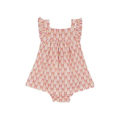 S27VVTCA705V0 Gocco Dziewczęca sukienka Vestido Estampado dwukolorowa, lipowa zieleń, 24 Miesiące S27VVTCA705V0 Gocco Dziewczęca sukienka Vestido Estampado dwukolorowa, lipowa zieleń, 24 Miesiące