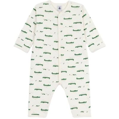 A0E8307000 Petit Bateau Piżama dziecięca bez stóp z bawełny z nadrukiem, Mleko/Multico, 3 miesi?cy A0E8307000 Petit Bateau Piżama dziecięca bez stóp z bawełny z nadrukiem, Mleko/Multico, 3 miesi?cy