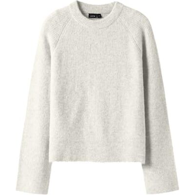 13245653-4975431 Lmtd Damskie Nlfkleave Ls Short Knit Noos, Antique White, 170-176, Antyczna biel, 170-176 13245653-4975431 Lmtd Damskie Nlfkleave Ls Short Knit Noos, Antique White, 170-176, Antyczna biel, 170-176