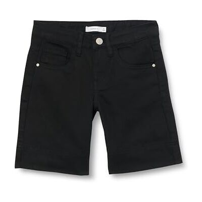 13226013 NKFROSE Wide TWI L Shorts 8315-ZU NOOS, czarny, 116 cm 13226013 NKFROSE Wide TWI L Shorts 8315-ZU NOOS, czarny, 116 cm
