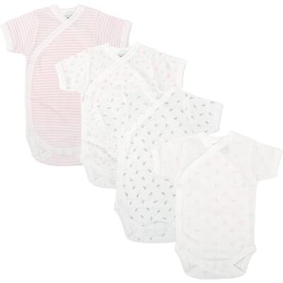 2202 BABIDU Body niemowlęce z krótkim rękawem, 100% miękka, oddychająca bawełna, unisex, odzież dla niemowląt, chłopców i dziewczynek, body dla noworodków, idealne do skóry wrażliwej i na co dzień 2202 BABIDU Body niemowlęce z krótkim rękawem, 100% miękka, oddychająca bawełna, unisex, odzież dla niemowląt, chłopców i dziewczynek, body dla noworodków, idealne do skóry wrażliwej i na co dzień