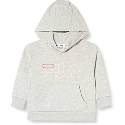 FAK0139 FILA Dziecięca bluza z kapturem SassNITZ Light Grey Melange, 98/104, jasnoszary melanżowy, 98-104 FAK0139 FILA Dziecięca bluza z kapturem SassNITZ Light Grey Melange, 98/104, jasnoszary melanżowy, 98-104