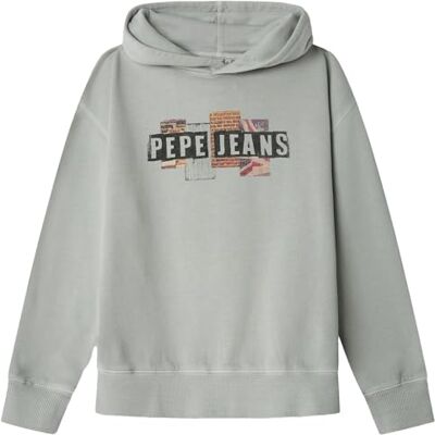 PB5800006 Pepe Jeans Bluza chłopięca FELDER, szara (COOL GREY), 10, Szary (Cool Grey), 10 lat PB5800006 Pepe Jeans Bluza chłopięca FELDER, szara (COOL GREY), 10, Szary (Cool Grey), 10 lat