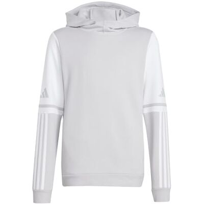 JD4808 adidas Uniseks dzieci Squadra25 Sweat Hoody Kids Sweatshirt, team light grey/white, 15-16 Years JD4808 adidas Uniseks dzieci Squadra25 Sweat Hoody Kids Sweatshirt, team light grey/white, 15-16 Years