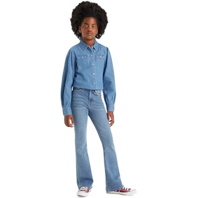 4EG970 Levi's Dziewczęce dżinsy Lvg 726 high Rise Flare , Clean Getaway, 10 Lata 4EG970 Levi's Dziewczęce dżinsy Lvg 726 high Rise Flare , Clean Getaway, 10 Lata