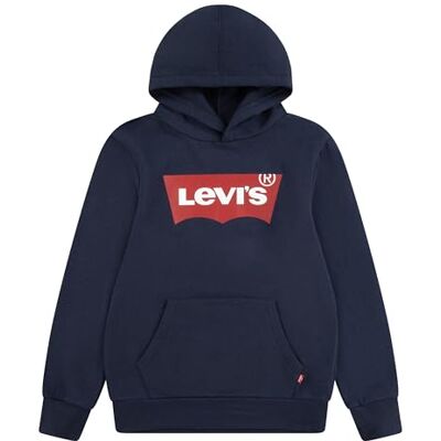 9E8778 Levi's Chłopięca bluza z kapturem Lvb Batwing Screenprint, Niebieski (Dress Blues), 14 lat 9E8778 Levi's Chłopięca bluza z kapturem Lvb Batwing Screenprint, Niebieski (Dress Blues), 14 lat
