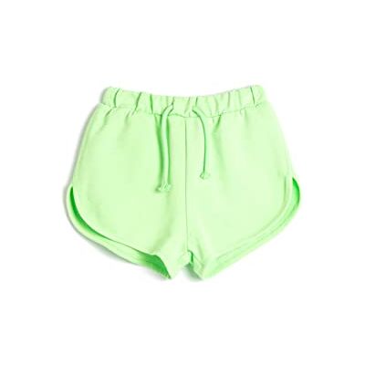 3SKG40058AK Koton Dziewczęce szorty Basic Drawstring Pockets Cotton, Zielony (786), 5-6 Lat 3SKG40058AK Koton Dziewczęce szorty Basic Drawstring Pockets Cotton, Zielony (786), 5-6 Lat