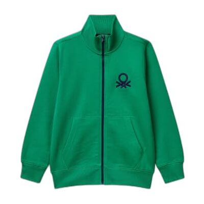 3J68C501B United Colors of Benetton sweter chlopiecy, Verde 108, S 3J68C501B United Colors of Benetton sweter chlopiecy, Verde 108, S