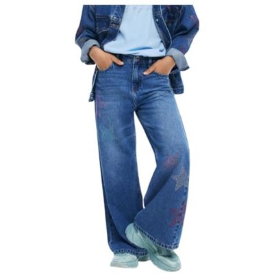 25SGDD03 Desigual Spodnie dziewczęce denim_shi, Niebieski, 12 lat 25SGDD03 Desigual Spodnie dziewczęce denim_shi, Niebieski, 12 lat