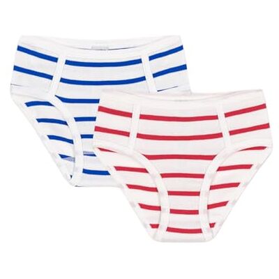 A0DA100 Petit Bateau Majtki dziewczęce (zestaw 2 szt.), Wariant 1, 4 lat A0DA100 Petit Bateau Majtki dziewczęce (zestaw 2 szt.), Wariant 1, 4 lat