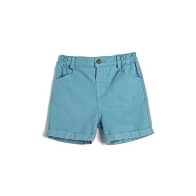 3SMB40081TW Koton Babyboys Pocket Detail Elastic Waistband Shorts, Niebieski (623), 6-9 Miesi?ce 3SMB40081TW Koton Babyboys Pocket Detail Elastic Waistband Shorts, Niebieski (623), 6-9 Miesi?ce