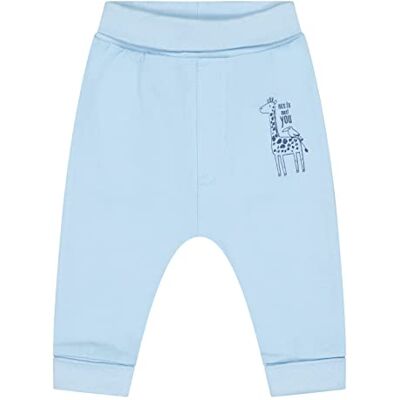 33221511 SALT AND PEPPER Spodnie dla chłopców Babyboys Trousers Żyrafy Print dla małych dzieci, air blue, normalne, niebieski (Air Blue), 74 33221511 SALT AND PEPPER Spodnie dla chłopców Babyboys Trousers Żyrafy Print dla małych dzieci, air blue, normalne, niebieski (Air Blue), 74