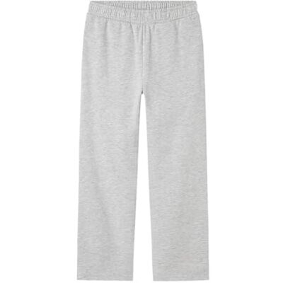 13240496-4737310 Name it kids Dziewczęce Nkfmille Straight Sweat Pant Unb Noos, jasnoszary melanżowy, 164 13240496-4737310 Name it kids Dziewczęce Nkfmille Straight Sweat Pant Unb Noos, jasnoszary melanżowy, 164