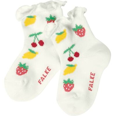 10421 FALKE Uniseks niemowlęta Skarpety Fruit Salad B So bawełna z wzorem 1 Para, Biały Off-White 2040, 80-92 10421 FALKE Uniseks niemowlęta Skarpety Fruit Salad B So bawełna z wzorem 1 Para, Biały Off-White 2040, 80-92