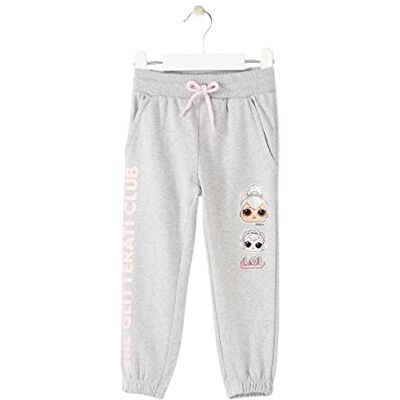 DIS MF 52118925 GRIS Disney spodnie do biegania dla dziewcząt, Szary, 9 lat DIS MF 52118925 GRIS Disney spodnie do biegania dla dziewcząt, Szary, 9 lat