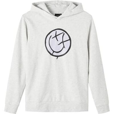 13216134 NAME IT Bluza chłopięca Nlmfellow Ls Sweat W. Hood, jasnoszary melanżowy, 134-140 13216134 NAME IT Bluza chłopięca Nlmfellow Ls Sweat W. Hood, jasnoszary melanżowy, 134-140
