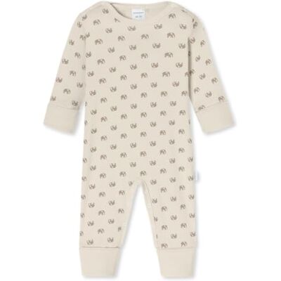 182556 Schiesser Niemowlęcy kombinezon unisex długi Natural Love piżama dla niemowląt i małych dzieci, kremowy_, 86, Kremowy_, 86 182556 Schiesser Niemowlęcy kombinezon unisex długi Natural Love piżama dla niemowląt i małych dzieci, kremowy_, 86, Kremowy_, 86
