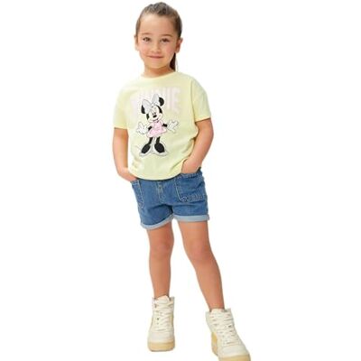 3SMG40004AD Koton Babygirls Jean Elastic Waistband Pocket Detail Cotton Shorts, Mid Indigo (średni), 18-24 Miesi?ce 3SMG40004AD Koton Babygirls Jean Elastic Waistband Pocket Detail Cotton Shorts, Mid Indigo (średni), 18-24 Miesi?ce