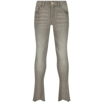 SS24KGD42010 Vingino Girls Jeans Amia Cropped in Color Light Grey Size 13, jasnoszary, 13 Lata SS24KGD42010 Vingino Girls Jeans Amia Cropped in Color Light Grey Size 13, jasnoszary, 13 Lata