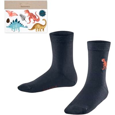 12864 FALKE Uniseks dzieci Skarpety FALKE x meri meri K So bawełna z wzorem 1 Para, Niebieski Space Blue 6116, 23-26 12864 FALKE Uniseks dzieci Skarpety FALKE x meri meri K So bawełna z wzorem 1 Para, Niebieski Space Blue 6116, 23-26