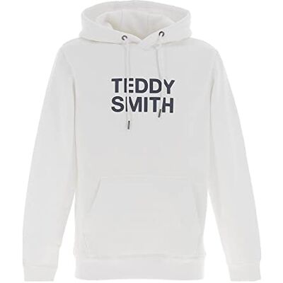 60807233D Bluza z kapturem Teddy Smith SICLASS J, Biały/Wzór 1, 18 lat 60807233D Bluza z kapturem Teddy Smith SICLASS J, Biały/Wzór 1, 18 lat