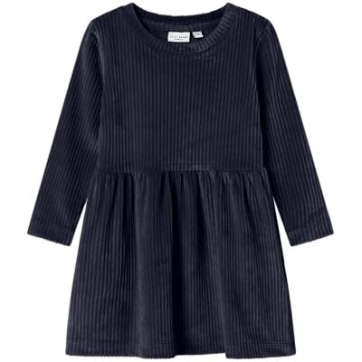 13235116-4959866 Nmfveloa Ls Velvet Dress, granatowy blezer, 104 13235116-4959866 Nmfveloa Ls Velvet Dress, granatowy blezer, 104