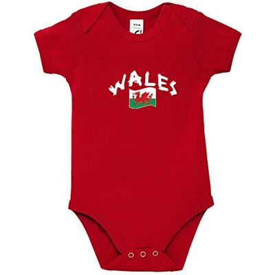 Body bébé Supportershop Walia Koszulka dziecięca, Czerwona, 18 miesi?cy Body bébé Supportershop Walia Koszulka dziecięca, Czerwona, 18 miesi?cy
