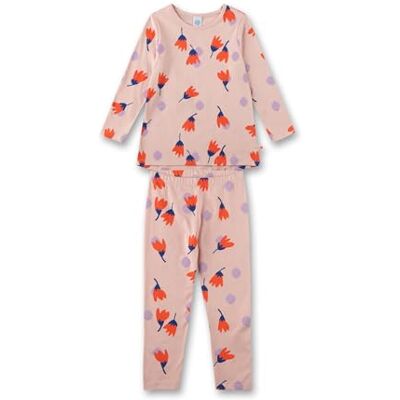 233200 Sanetta Dziecięca piżama dla dziewczynek, długa, 100% bawełna, Rose Skin, 92 cm 233200 Sanetta Dziecięca piżama dla dziewczynek, długa, 100% bawełna, Rose Skin, 92 cm