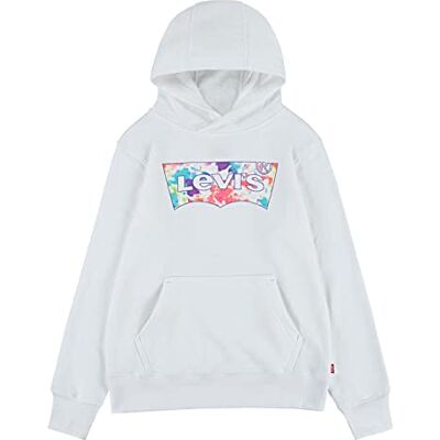 9EE577 Levi's Kids LVB GRAPHIC PULLOVER HOODIE chłopcy 10-16 lat, biały, 14 lat 9EE577 Levi's Kids LVB GRAPHIC PULLOVER HOODIE chłopcy 10-16 lat, biały, 14 lat
