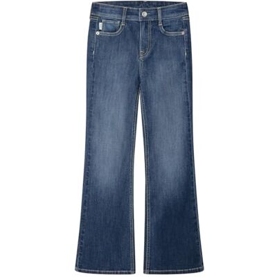 PG20000124SB00016 Pepe Jeans Dziewczęce dżinsy Slim Flare HW Willa, niebieskie (Denim-4SB), 16 PG20000124SB00016 Pepe Jeans Dziewczęce dżinsy Slim Flare HW Willa, niebieskie (Denim-4SB), 16