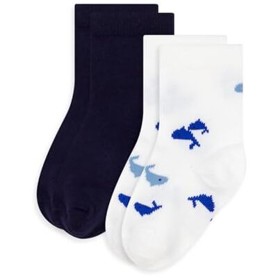 A0EOO Petit Bateau Skarpetki dziecięce AKCESORIA (zestaw 2 szt.), Wielokolorowy_28, 23-26 A0EOO Petit Bateau Skarpetki dziecięce AKCESORIA (zestaw 2 szt.), Wielokolorowy_28, 23-26