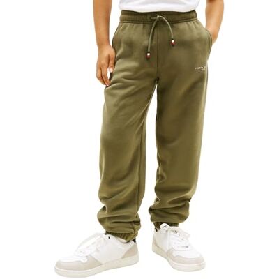 KS0KS00662PLI4 Tommy Hilfiger Unisex dziecięce spodnie dresowe Mini Corp KS0KS00662, zielone (Battle Green), 4 lata KS0KS00662PLI4 Tommy Hilfiger Unisex dziecięce spodnie dresowe Mini Corp KS0KS00662, zielone (Battle Green), 4 lata