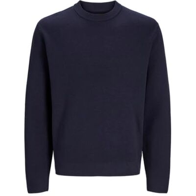 12269289_NightSky JACK & JONES Boy sweter z dzianiny Junior, Night Sky, 140 12269289_NightSky JACK & JONES Boy sweter z dzianiny Junior, Night Sky, 140
