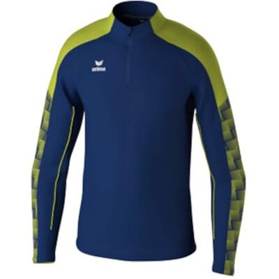 Rozmiar junior 116 cm - Bluza treningowa z półzamkiem Erima Evo Star - Bluza do treningu Rozmiar junior 116 cm - Bluza treningowa z półzamkiem Erima Evo Star - Bluza do treningu