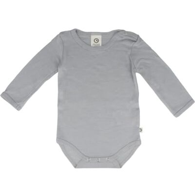 1582041800 Müsli by Green Cotton Chłopcy Woolly Body Base Layer, Jaśmin Blue, 80 1582041800 Müsli by Green Cotton Chłopcy Woolly Body Base Layer, Jaśmin Blue, 80