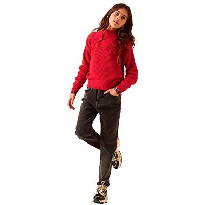 T22642 Garcia Dziewczęcy sweter, czerwony (Candy Red), 158 cm T22642 Garcia Dziewczęcy sweter, czerwony (Candy Red), 158 cm