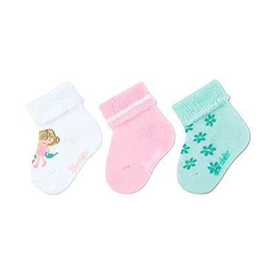 8302302 Sterntaler Unisex dziecięce skarpetki 3-osobowe, białe, normalne, biały, 18 8302302 Sterntaler Unisex dziecięce skarpetki 3-osobowe, białe, normalne, biały, 18