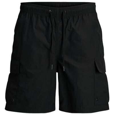 12257410 JACK&JONES JUNIOR JPSTFIJI JJSWIM Cargo LY JNR, czarny, 140 12257410 JACK&JONES JUNIOR JPSTFIJI JJSWIM Cargo LY JNR, czarny, 140
