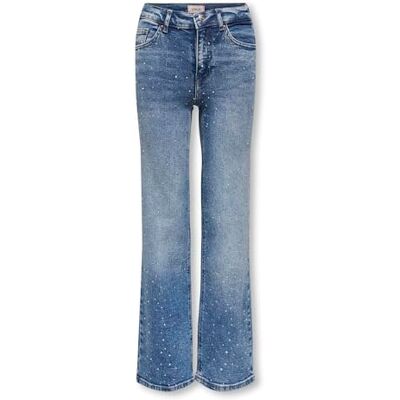 15356024-4839083 Only & Kids Kogjuicy RHS Wide Leg DNM Cro557 Noos, niebieski (medium blue denim), 164 15356024-4839083 Only & Kids Kogjuicy RHS Wide Leg DNM Cro557 Noos, niebieski (medium blue denim), 164
