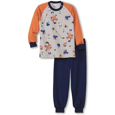 54079 CALIDA Zestaw piżamy dla chłopców Toddlers Hockey, Smoked papryka, 80-86 54079 CALIDA Zestaw piżamy dla chłopców Toddlers Hockey, Smoked papryka, 80-86