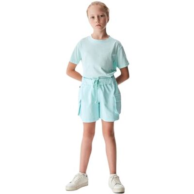 28370-6143-14022 LTB Jeans Dziewczęce szorty bermudy Rafaca luźne średnia talia Pull-On z bawełny w kolorze niebieskim rozmiar 152 cm, Water Ballet 14022, 152 cm 28370-6143-14022 LTB Jeans Dziewczęce szorty bermudy Rafaca luźne średnia talia Pull-On z bawełny w kolorze niebieskim rozmiar 152 cm, Water Ballet 14022, 152 cm