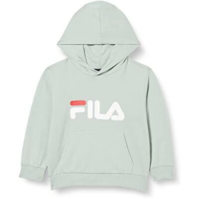 FAK0120 FILA Dziecięca bluza z kapturem Bajone Classic, Silt Green, 110-116 FAK0120 FILA Dziecięca bluza z kapturem Bajone Classic, Silt Green, 110-116