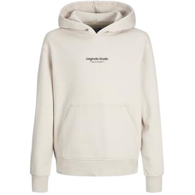 12256770-4497653 JACK&JONES JUNIOR Jorvesterbro Sweat Hood Noos Bn Mni bluza z kapturem, Moonbeam/Fit:loose, 104 12256770-4497653 JACK&JONES JUNIOR Jorvesterbro Sweat Hood Noos Bn Mni bluza z kapturem, Moonbeam/Fit:loose, 104