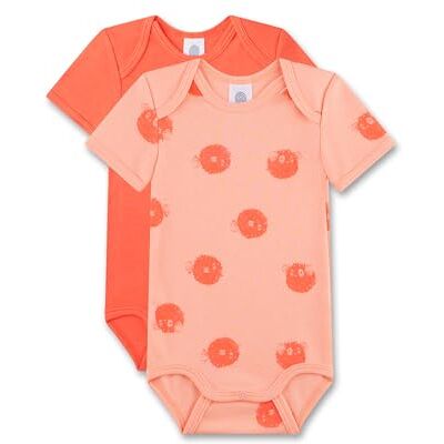 4066101431521 Sanetta Body z krótkim rękawem (dwupak) pomarańczowe Wysokiej jakości i zrównoważone body dla dziewczynek z bawełny organicznej. Zawartość: 2 szt. zestaw body dla niemowląt, pomarańczowy, 92 4066101431521 Sanetta Body z krótkim rękawem (dwupak) pomarańczowe Wysokiej jakości i zrównoważone body dla dziewczynek z bawełny organicznej. Zawartość: 2 szt. zestaw body dla niemowląt, pomarańczowy, 92