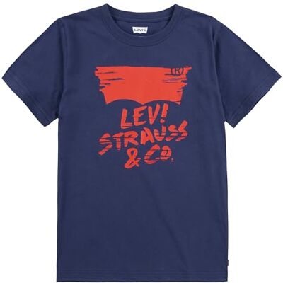 8EF703 Levi's Kids Chłopak LVB Sketched Logo Tee Shirt Niebieski 8Lata 8EF703 Levi's Kids Chłopak LVB Sketched Logo Tee Shirt Niebieski 8Lata