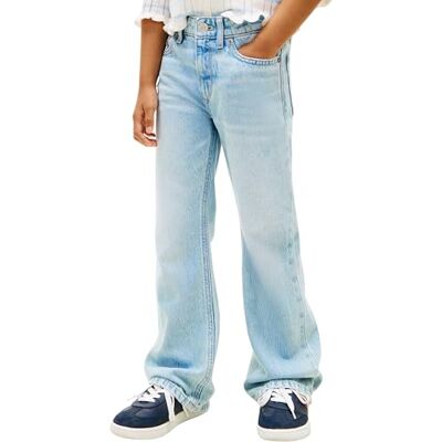 KG0KG091151AB2 Tommy Hilfiger Dziewczęce dżinsy Flare Light Blue KG0KG09115, Denim (Lightused), 2 lata KG0KG091151AB2 Tommy Hilfiger Dziewczęce dżinsy Flare Light Blue KG0KG09115, Denim (Lightused), 2 lata