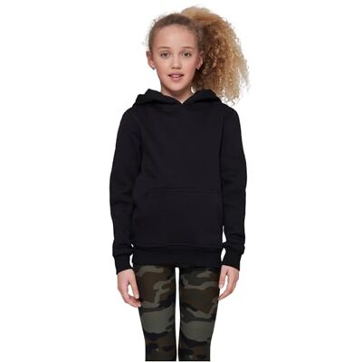 BY117-00007-0133 Build Your Brand Chłopięca bluza z kapturem Basic Kids Hoody, dziecięca bluza z kapturem dostępna w wielu kolorach, rozmiary 110/116-158/164, czarny, 110/116 cm BY117-00007-0133 Build Your Brand Chłopięca bluza z kapturem Basic Kids Hoody, dziecięca bluza z kapturem dostępna w wielu kolorach, rozmiary 110/116-158/164, czarny, 110/116 cm